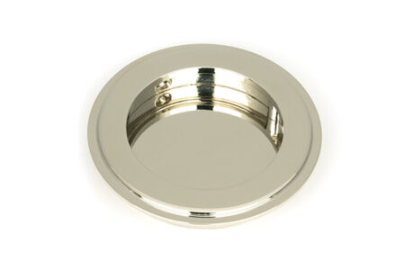 From the Anvil Polished Nickel 75mm Art Deco Round Pull