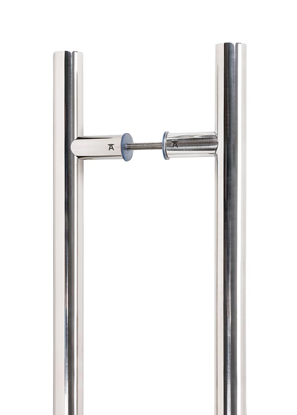 50241_main_S.jpg From the Anvil Polished Marine SS (316) 0.6m T Bar Handle B2B Fix 32mm Ø - Image 1