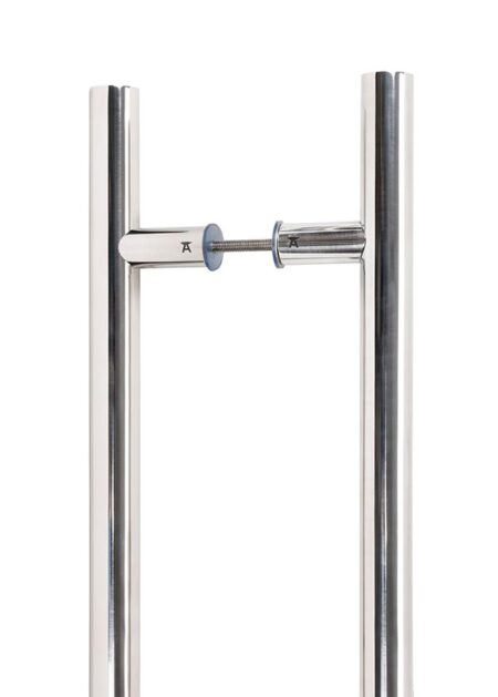 From the Anvil Polished Marine SS (316) 1.5m T Bar Handle B2B Fix 32mm Ø