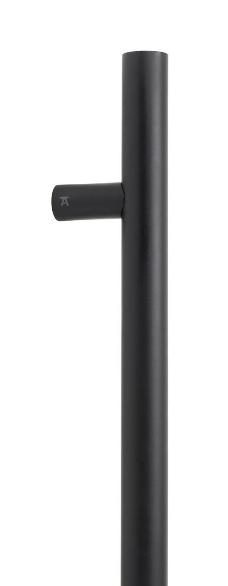 From the Anvil Matt Black SS (316) 0.6m T Bar Handle Secret Fix 32mm Ø