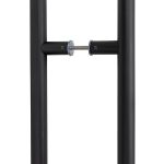Matt Black SS (316) 1.5m T Bar Handle B2B Fix 32mm Ø | 50265