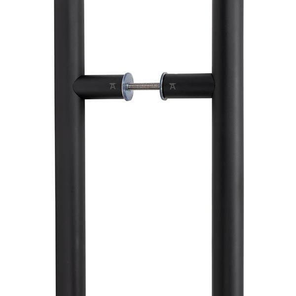 Matt Black SS (316) 1.5m T Bar Handle B2B Fix 32mm Ø | 50265