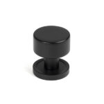 Matt Black Kelso Cabinet Knob - 25mm (Plain) | 50337