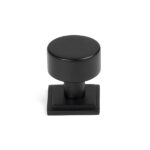 Matt Black Kelso Cabinet Knob - 25mm (Square) | 50339