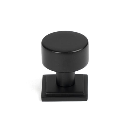 Matt Black Kelso Cabinet Knob - 25mm (Square) | 50339