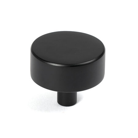Matt Black Kelso Cabinet Knob - 38mm (No rose) | 50344