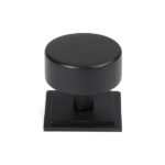 Matt Black Kelso Cabinet Knob - 38mm (Square) | 50345