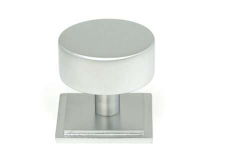 Satin Chrome Kelso Cabinet Knob - 38mm (Square) | 50357