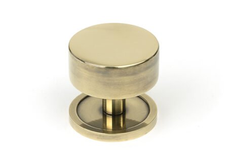 Aged Brass Kelso Cabinet Knob - 38mm (Plain) | 50373