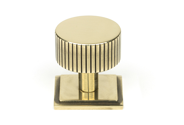 Aged Brass Judd Cabinet Knob - 32mm (Square) | 50382
