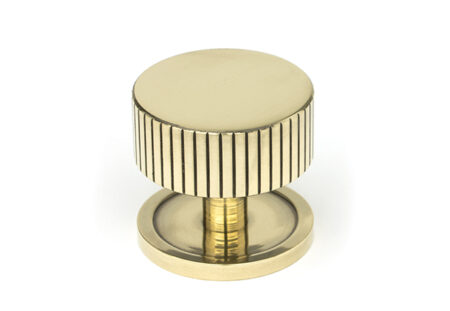 Aged Brass Judd Cabinet Knob - 38mm (Plain) | 50383