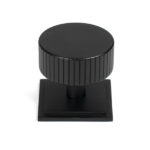 Matt Black Judd Cabinet Knob - 38mm (Square) | 50432