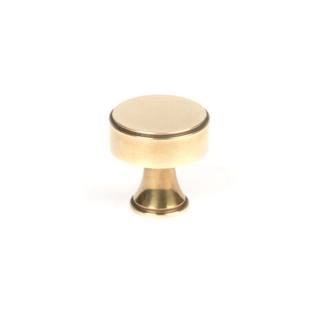 From the Anvil Scully Cabinet Knob - Aged Brass