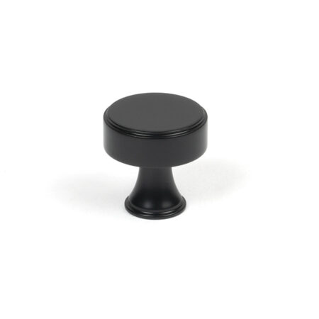 Matt Black Scully Cabinet Knob - 25mm | 50554