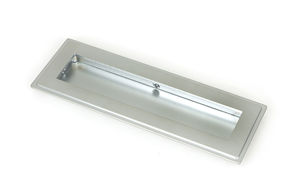 Satin Chrome 175mm Art Deco Rectangular Pull | 50636