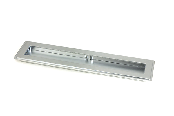 Satin Chrome 250mm Art Deco Rectangular Pull | 50637