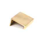 Aged Brass 50mm Plain Edge Pull | 50687
