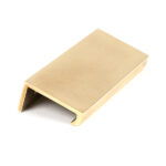 Aged Brass 100mm Plain Edge Pull | 50688