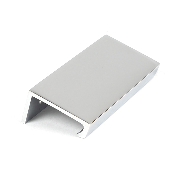 Polished Chrome 100mm Plain Edge Pull | 50714