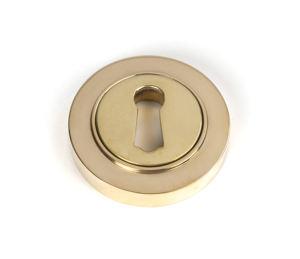 Polished Brass Round Escutcheon (Plain) | 50746