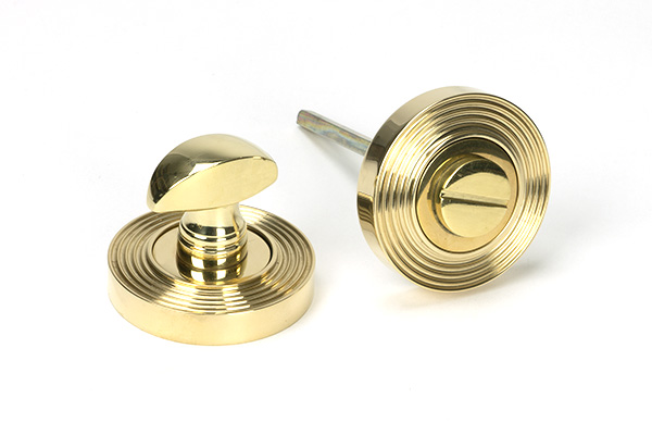 Polished Brass Round Thumbturn Set (Beehive) | 50752