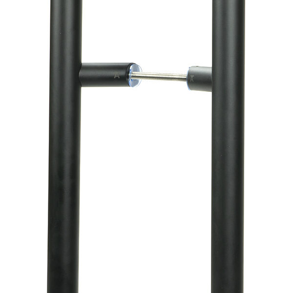 Matt Black SS (316) 0.9m Offset T Bar Handle B2B 32mm Ø | 50790