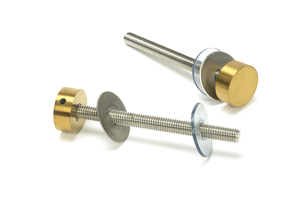 Aged Brass (304) 100mm Bolt Fixings for T Bar (2) | 50815