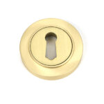 Satin Brass Round Escutcheon (Plain) | 50872