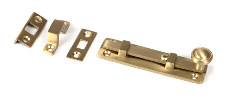 From the Anvil Satin Brass 4" Universal Bolt