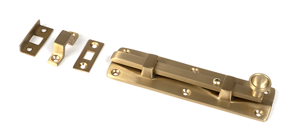 From the Anvil Satin Brass 6" Universal Bolt
