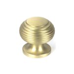 Satin Brass Beehive Cabinet Knob 30mm | 50931