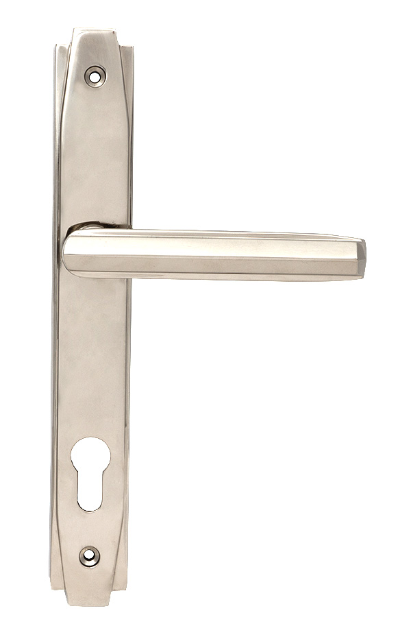 51187_main_S.jpg From the Anvil Polished Nickel Art Deco Slimline Lever Espag. Lock Set - Image 1