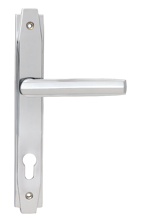 51188_main_S.jpg From the Anvil Polished Chrome Art Deco Slimline Lever Espag. Lock Set - Image 1