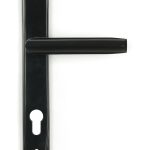 From the Anvil Aged Bronze Art Deco Slimline Lever Espag. Lock Set