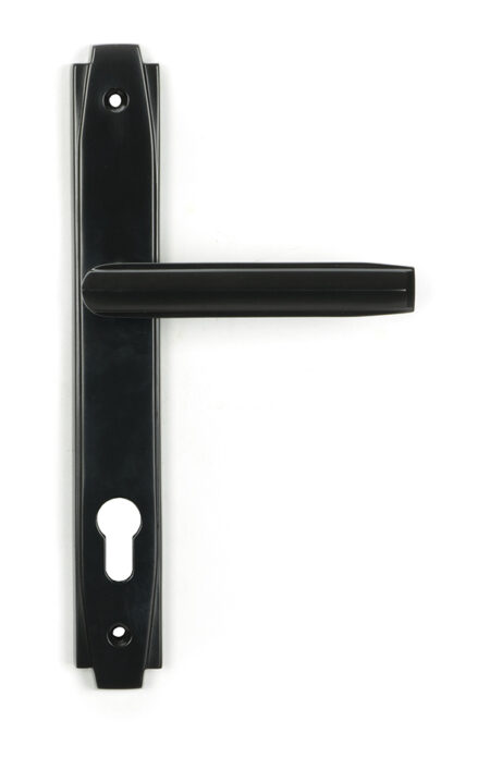 From the Anvil Aged Bronze Art Deco Slimline Lever Espag. Lock Set