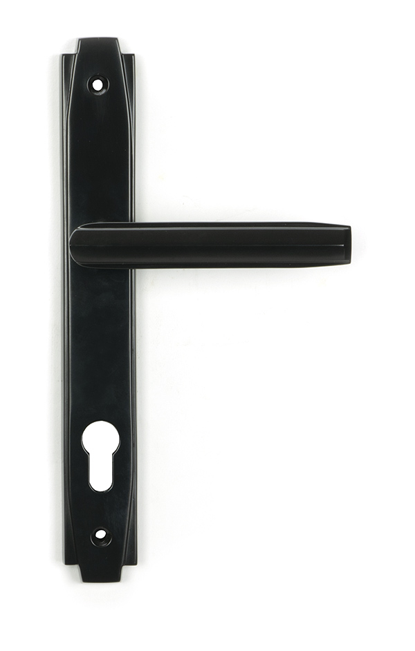 51189_main_S.jpg From the Anvil Aged Bronze Art Deco Slimline Lever Espag. Lock Set - Image 1