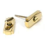 From the Anvil Polished Brass Art Deco Thumbturn