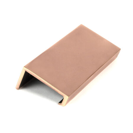 From the Anvil Plain Edge Pull - Polished Bronze