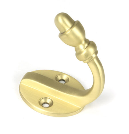 Satin Brass Coat Hook | 51300
