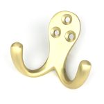 Satin Brass Celtic Double Robe Hook | 51304