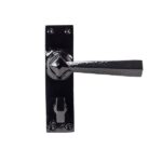 Black Straight Lever Bathroom Set | 73111