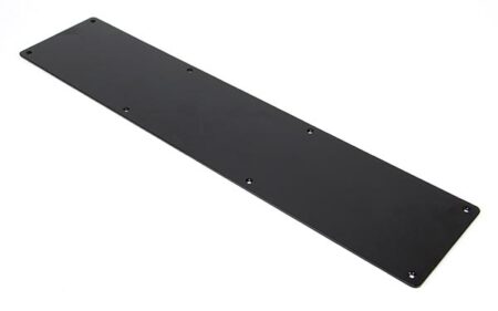 Black 700mm x 150mm Kick Plate | 73122