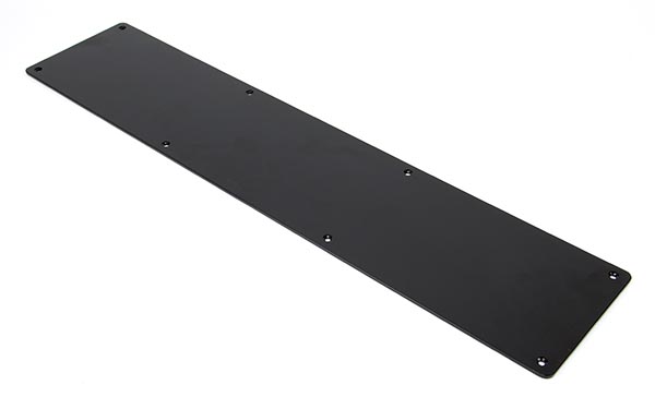 Black 700mm x 150mm Kick Plate | 73122
