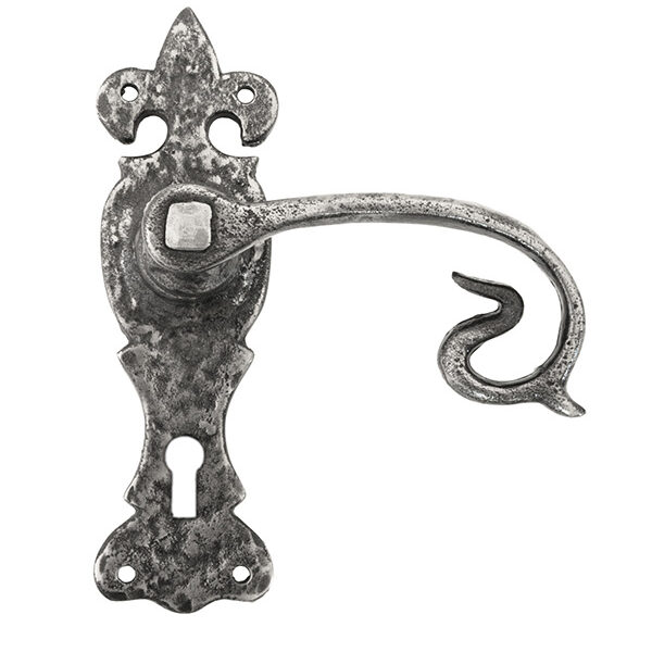 Natural Textured Curly Lever Lock Set | 83500