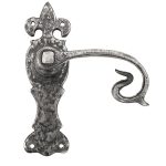 Natural Textured Curly Lever Latch Set | 83501