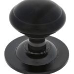 Black Round Centre Door Knob | 83506
