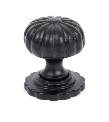 Black Flower Cabinet Knob - Small | 83507