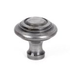 Natural Smooth Ringed Cabinet Knob - Large | 83514