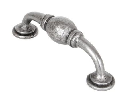 Natural Smooth 5" Hammered D Handle | 83527