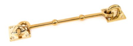 From the Anvil Cabin Hook Polished Brass - 8"